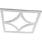 Ekena Millwork Statesman Architectural Grade PVC Pierced Ceiling Medallion, 16"OD x 10 1/4"ID x 1/2"P, Unfinished CMPP16X16ST - alternate 3